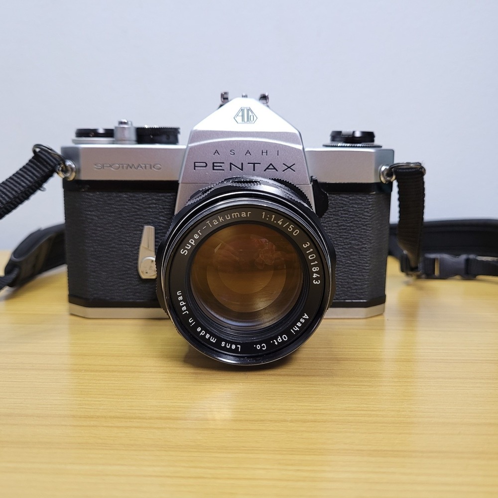 Asahi Pentax Spotmatic 35mm Film Camera Super-Takumar 50mm f/1.4 Lens Tested